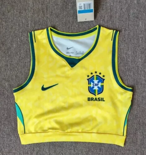 Brazil 2026 World Cup Home Women Vest Jersey