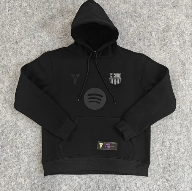 Barcelona Fleece Lined Hoodie Sweatshirt Training Jersey 25/26 (Multiple colors)