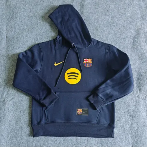 Barcelona Fleece Lined Hoodie Sweatshirt Training Jersey 25/26 (Multiple colors)