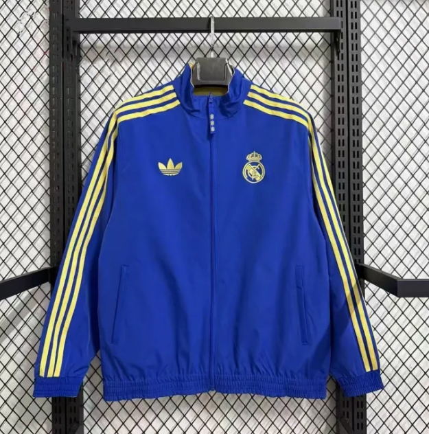 Real Madrid Double-Sided Training Windbreaker 2025