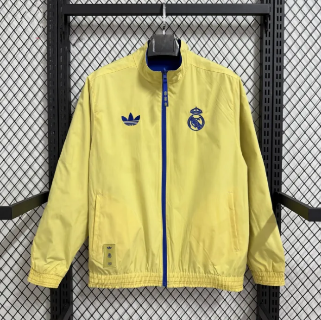 Real Madrid Double-Sided Training Windbreaker 2025