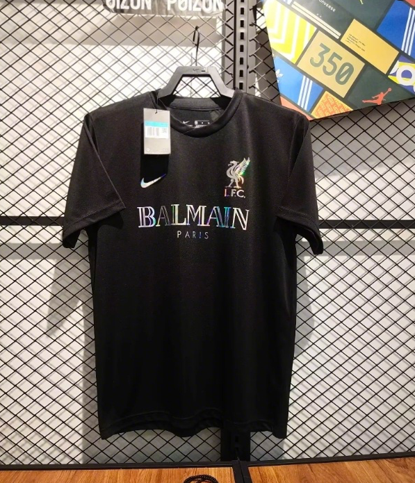 2024-2025 Liverpool Special Edition Men's T-Shirt Short Sleeve Football Jersey Summer Sportswear Training Wear