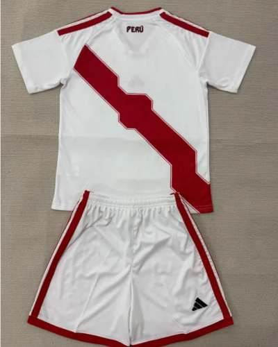 Peru 2026 World Cup Home Kids Suit