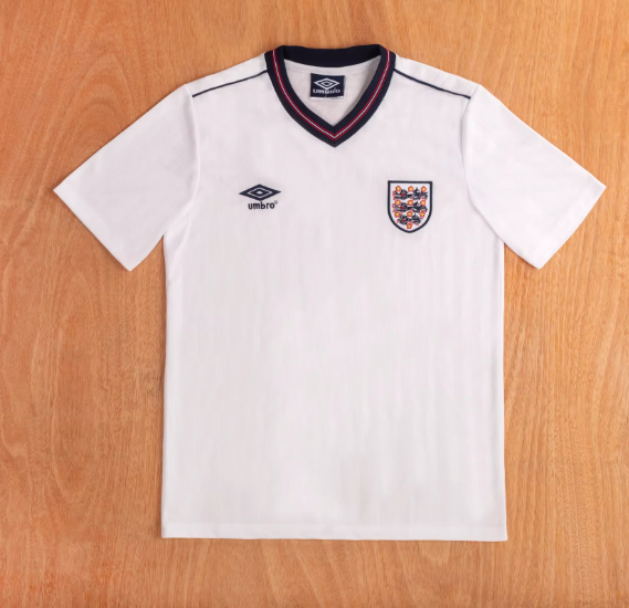 England Retro Home Jersey 1986