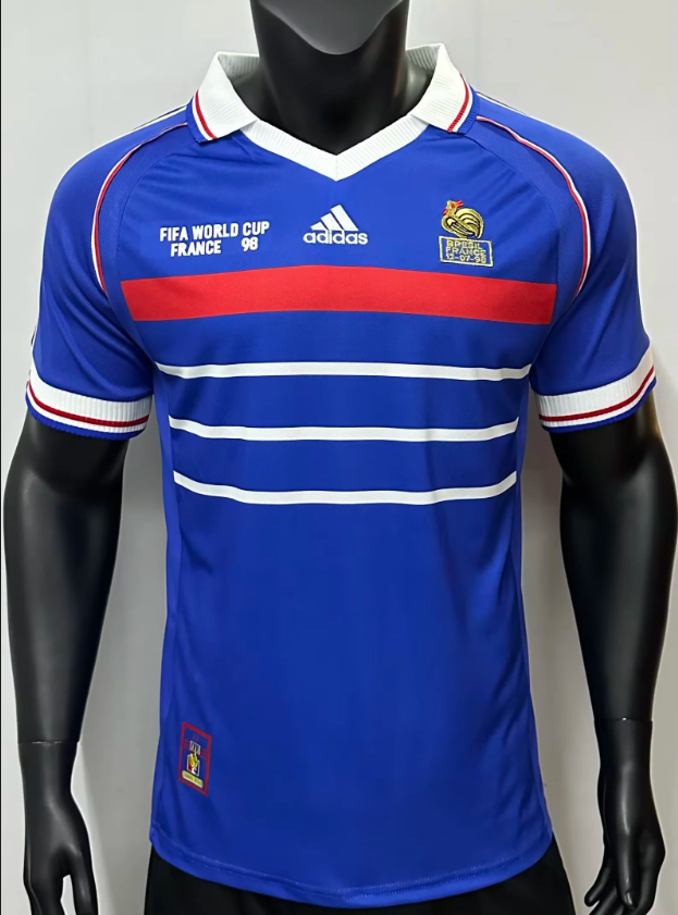 France Retro Home Jersey 1998