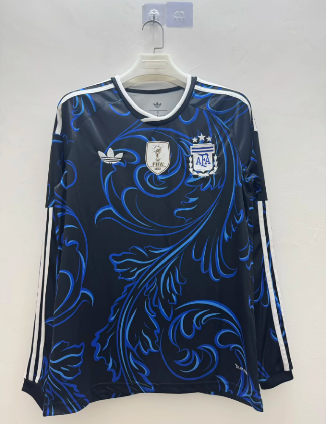 Argentina 2026 World Cup Away Men Long Sleeve Jersey