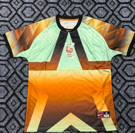 France 2026 World Cup Hollywood Orange Goalkeeper Men Jersey