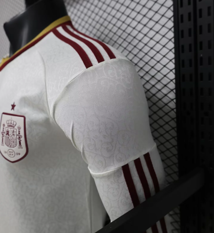 Spain 2026 FIFA World Cup Away Player Version Long Sleeve Jersey