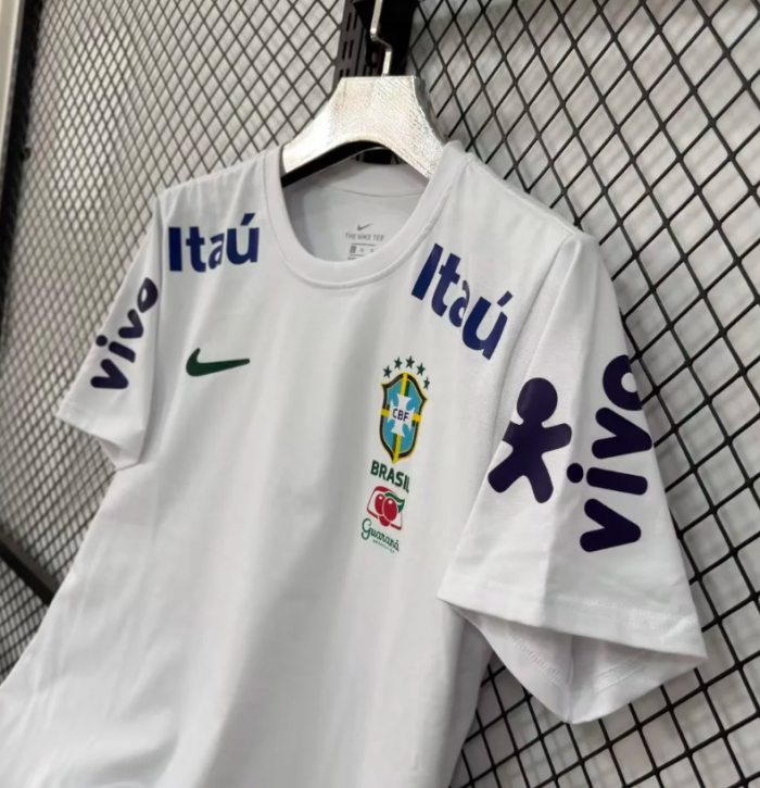 Brazil CBF Training Cotton T-Shirt