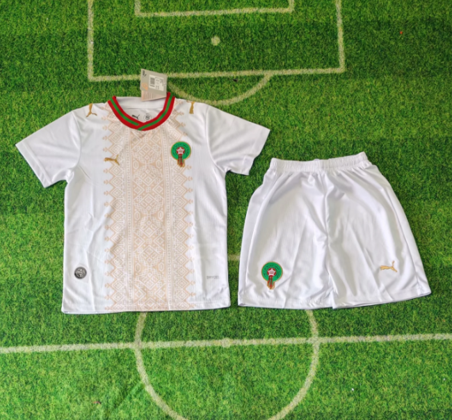 Morocco 2026 World Cup Away Kids Suit