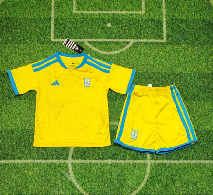 Ukraine 2026 World Cup Home Kids Suit