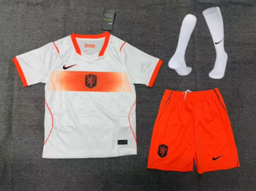 Netherlands 2026 World Cup Away Kids Suit & Socks