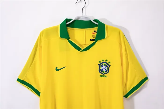 Brazil Home Retro Jersey 1997