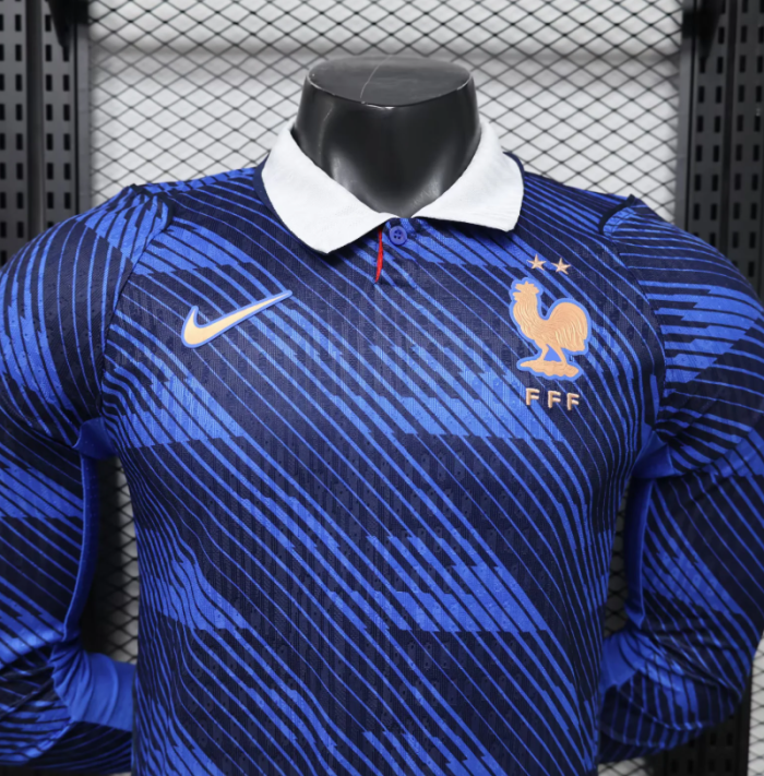 France 2026 World Cup Home Long Sleeve Player Men Jersey