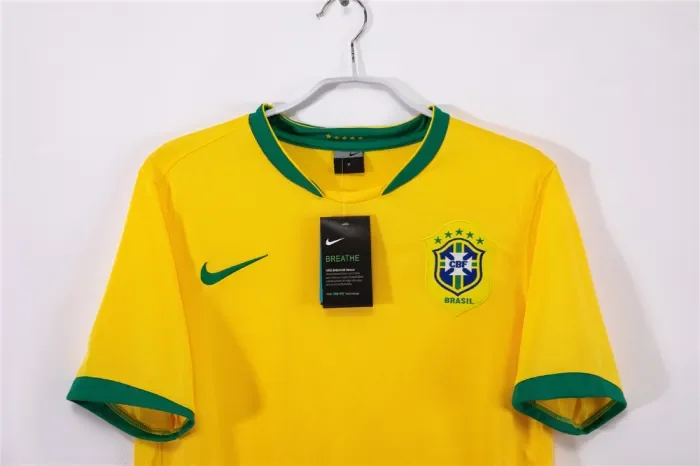 Brazil Home Retro Jersey 2006