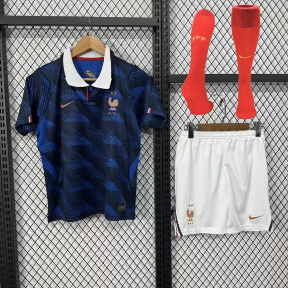 France 2026 World Cup Home Kids Suit & Socks
