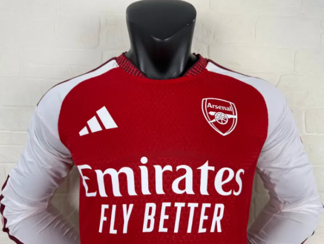 Arsenal Home Man Player Long Sleeve Jersey 26/27