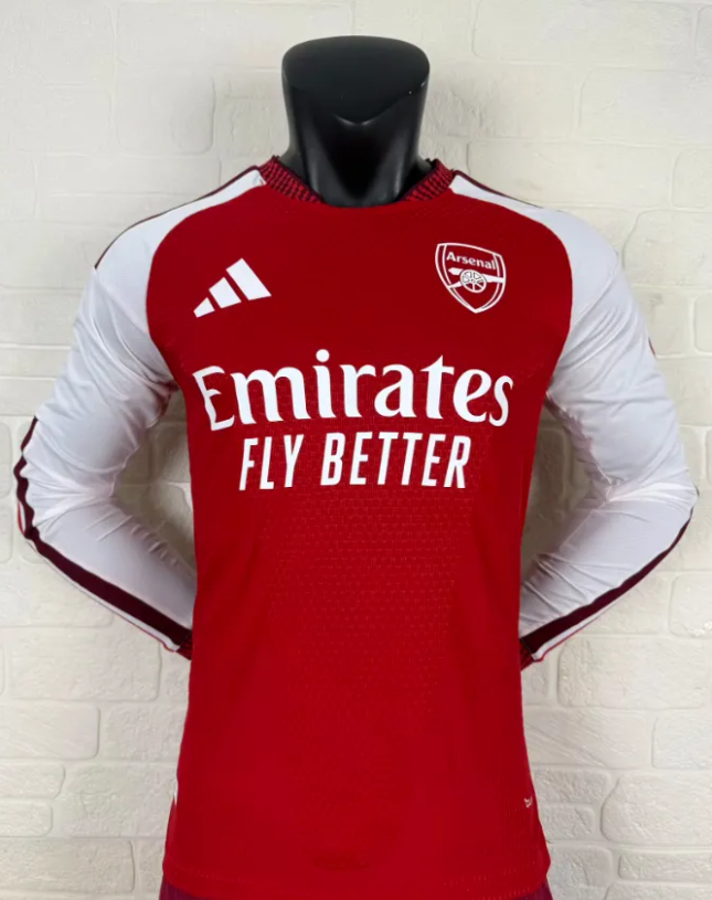 Arsenal Home Man Player Long Sleeve Jersey 26/27