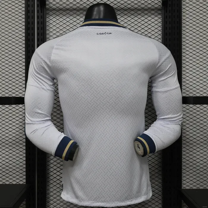 Italy 2026 World Cup Away Player Long Sleeve Men Jersey