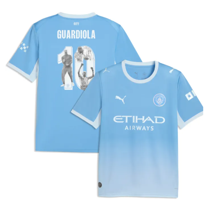 Manchester City GUARDIOLA Special Edition Player Men Jersey 26/27