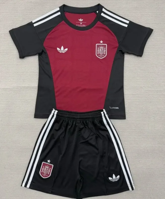 Spain 2026 World Cup Away Goalkeeper Kids Suit