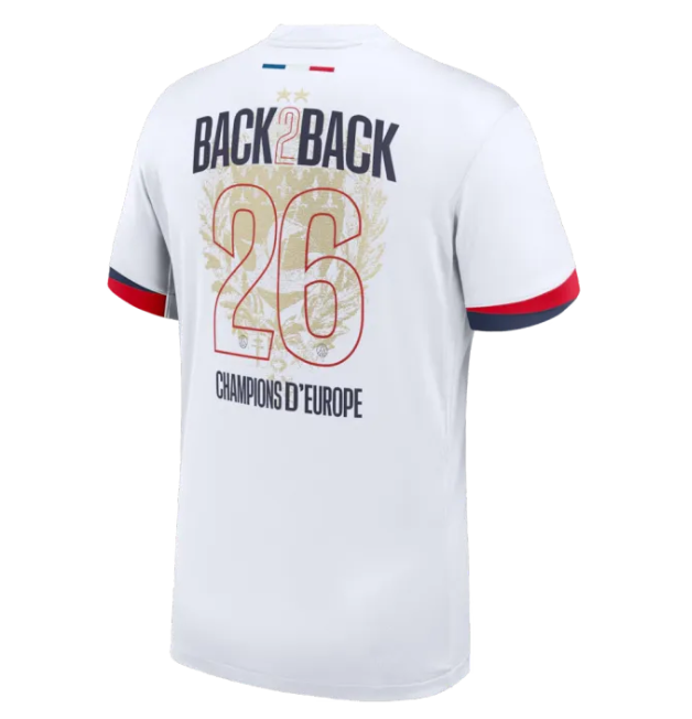 Paris Saint Germain Away Champions of Europe 2026 Men Jersey