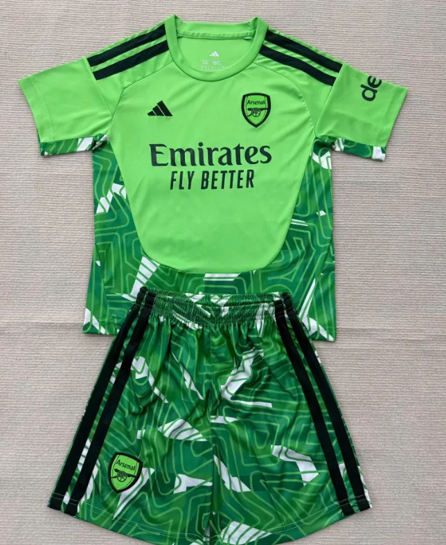 Arsenal Green Goalkeeper Kids Suit 26/27