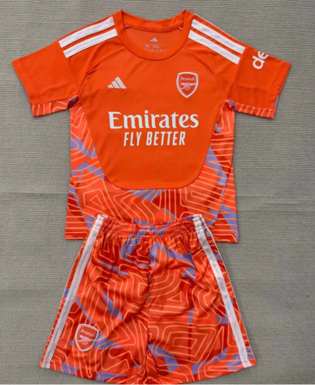 Arsenal Orange Goalkeeper Kids Suit 26/27