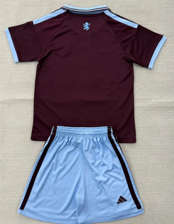 Aston Villa Man Home Kids Suit 26/27